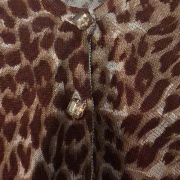 Parfait animal print cardigan size M - Picture 2 of 3